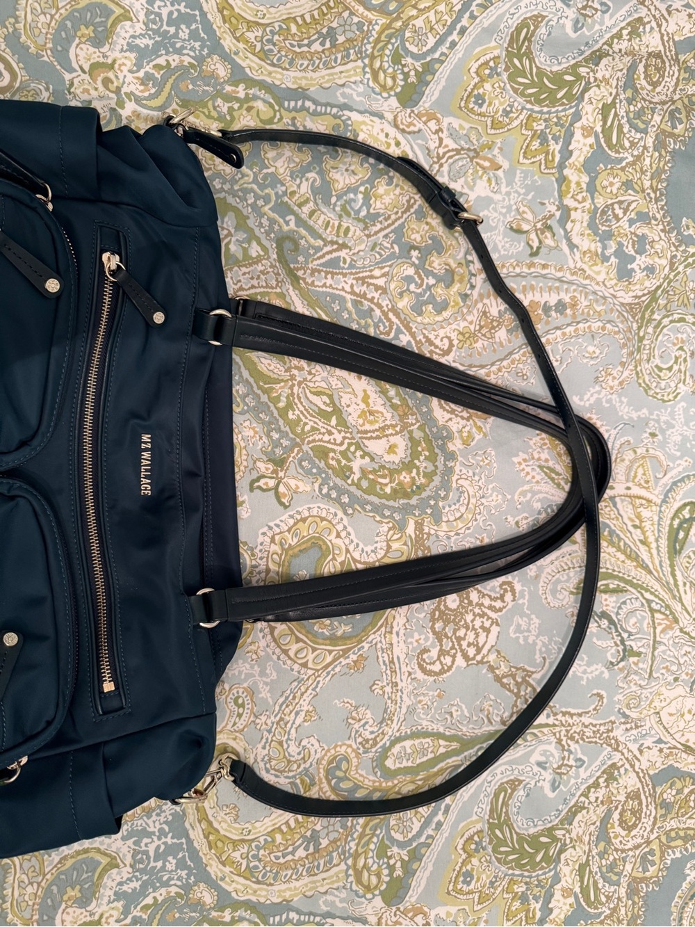 MZ Wallace Tribeca Traveler Tote in Green - Picture 11 of 16